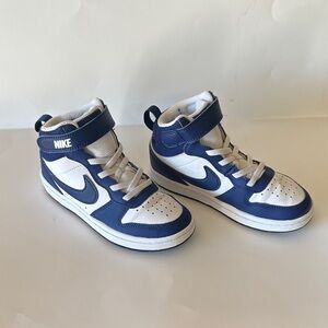 Nike Kids Blue and White Sneakers